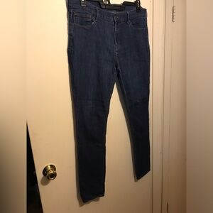 Express Classic Dark Blue Mid Rise Legging Jeans Size 14